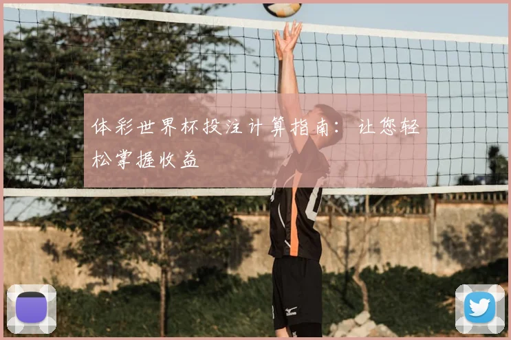 体彩世界杯投注计算指南：让您轻松掌握收益